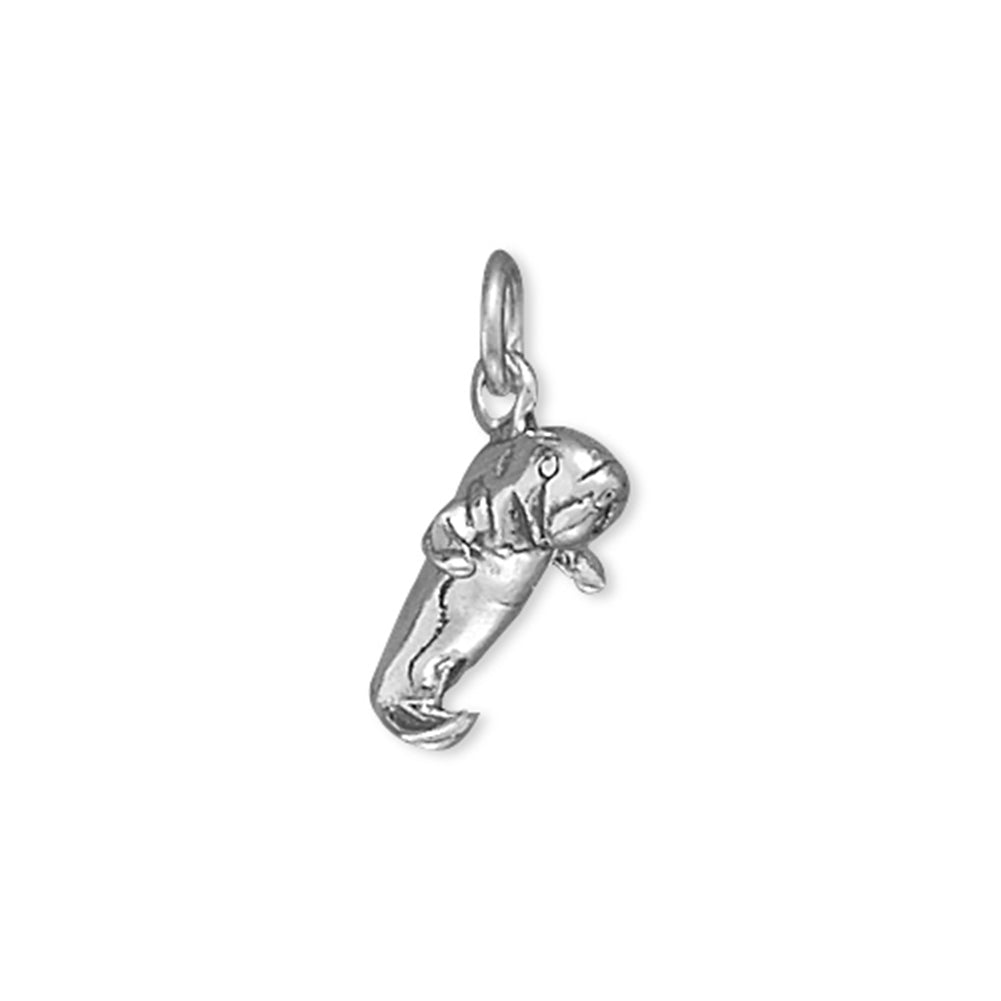 Manatee Charm Sterling Silver - Made in the USA