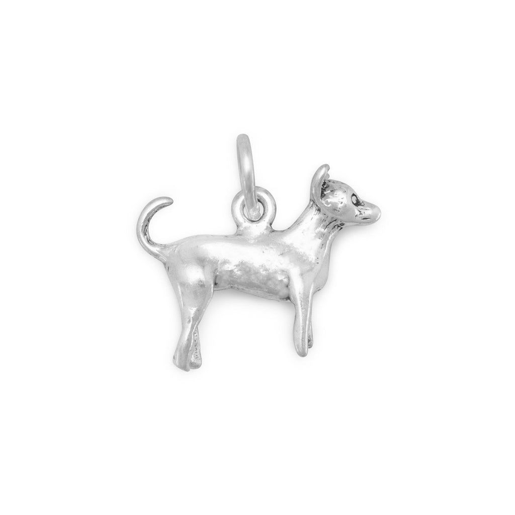 Dog Breed - Chihuahua Charm Sterling Silver - Made in the USA