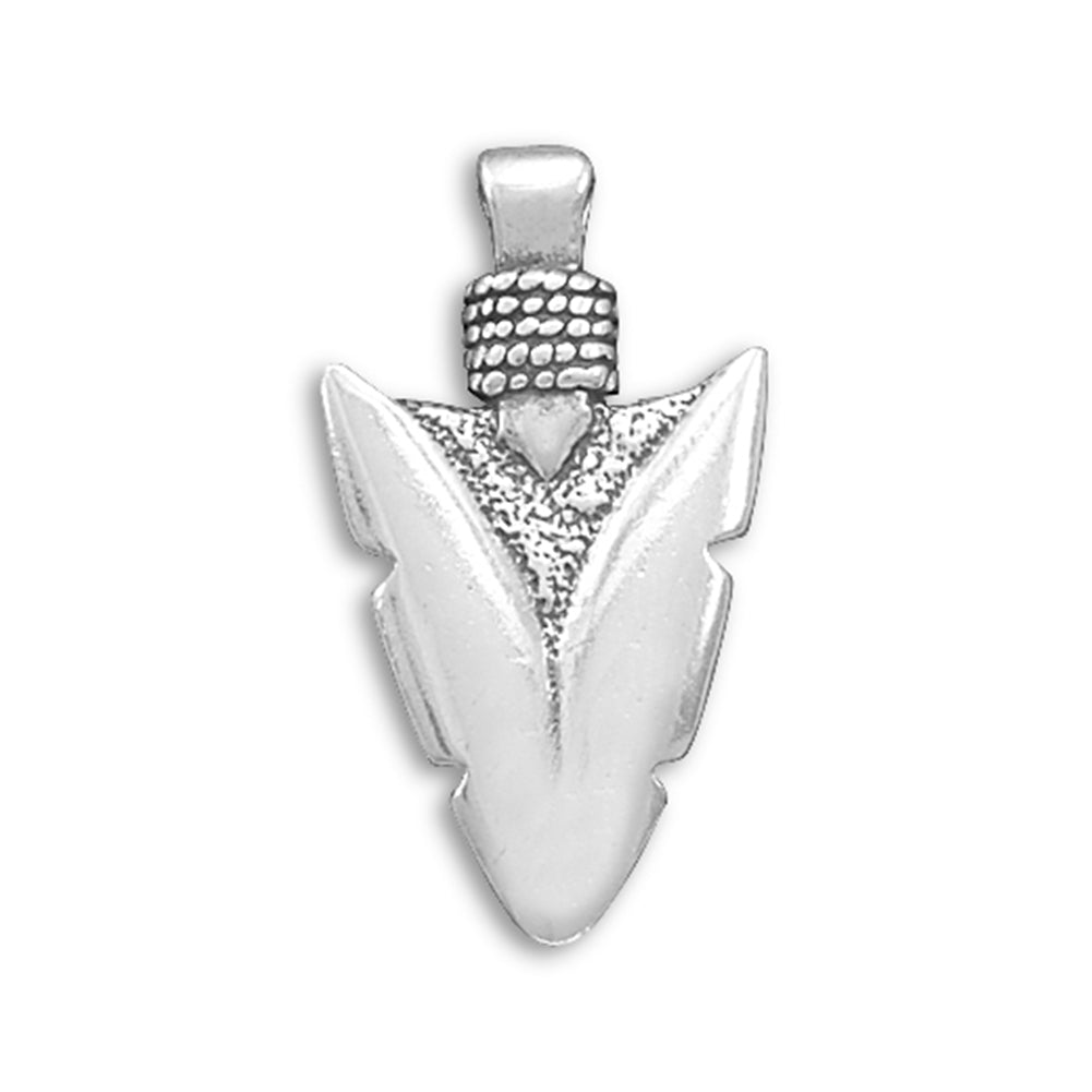 Arrowhead Pendant Sterling Silver, Pendant Only