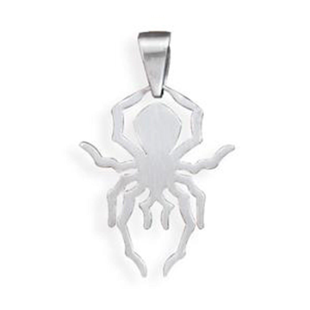 Spider Pendant 316L Surgical Stainless Steel Hypoallergenic, Pendant Only