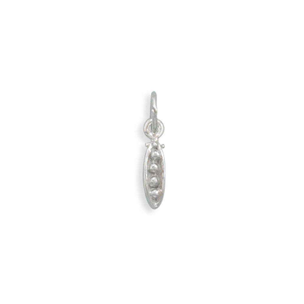 3-D Peas in a Pod Charm Sterling Silver
