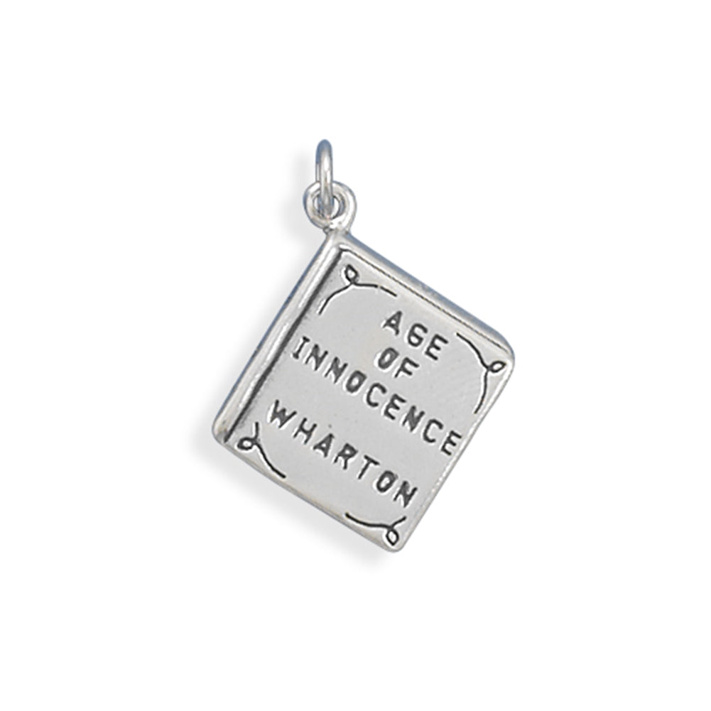 Age of Innocence Book Charm Sterling Silver
