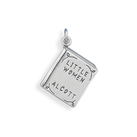 Little Women Book Charm Sterling Silver