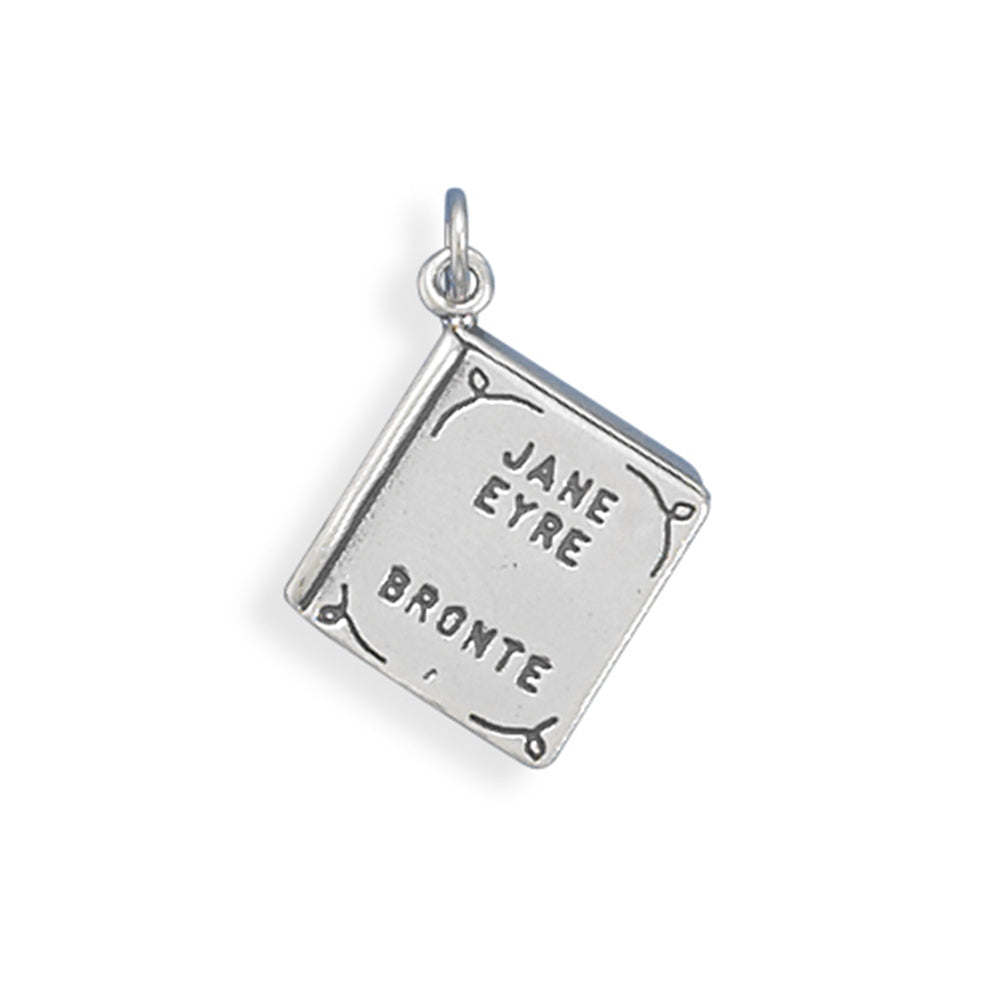 Jane Eyre Book Charm Sterling Silver