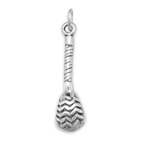 Lacrosse Stick Charm Sterling Silver