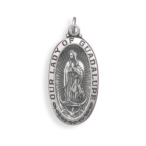 Our Lady of Guadalupe Medallion Charm - Made in the USA