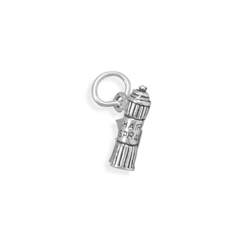 Hair Spray Charm Sterling Silver - Made in the USA