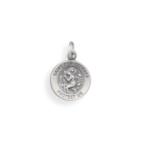 Small St. Christopher Charm - Patron Saint of Travel