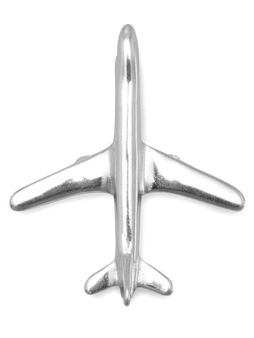 Jet Airplane Travel Charm Sterling Silver