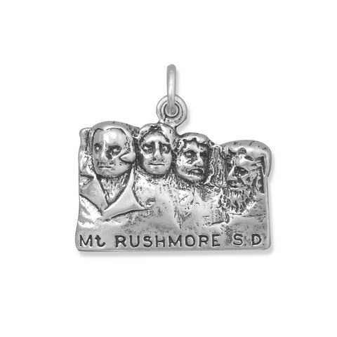 Mount Rushmore South Dakota Charm Sterling Silver