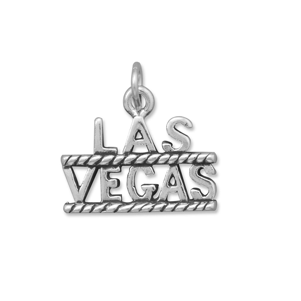 Las Vegas Charm Sterling Silver