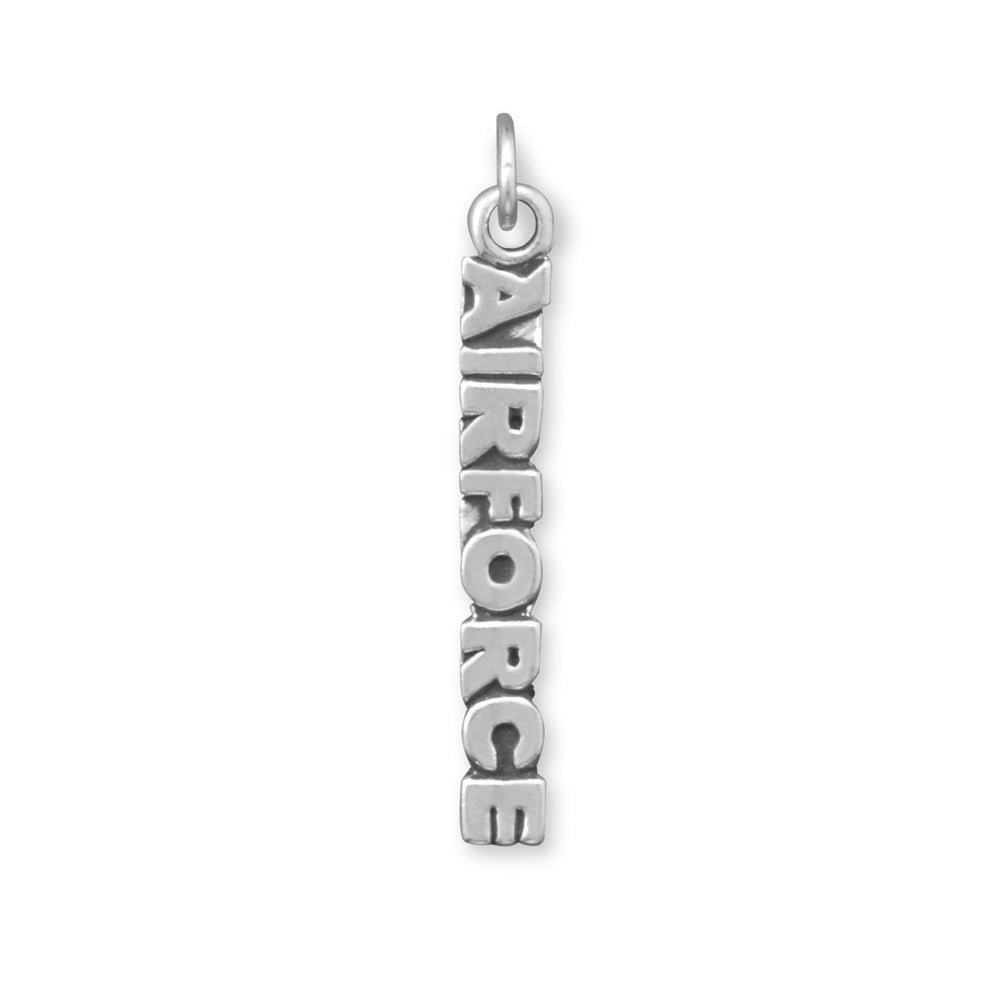 Air Force Charm Sterling Silver