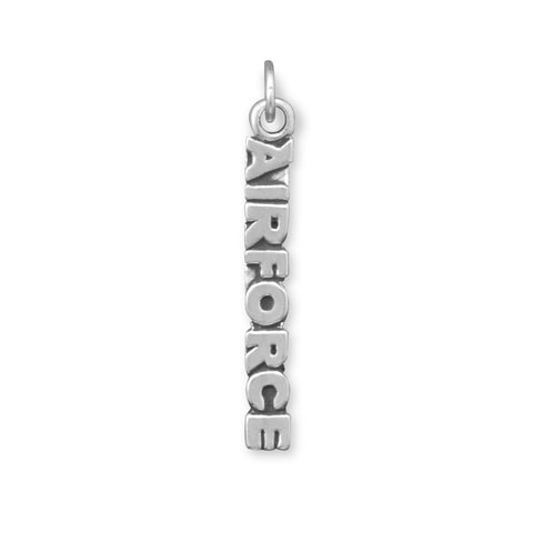 Air Force Charm Sterling Silver