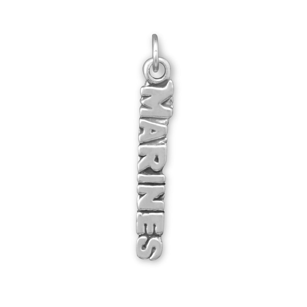 Marines Charm Sterling Silver
