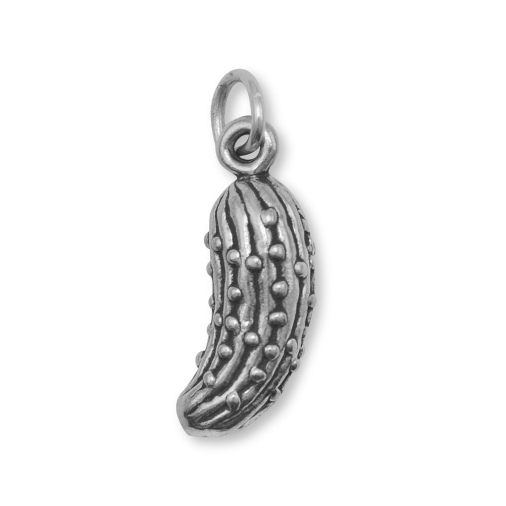 Pickle Charm Sterling Silver