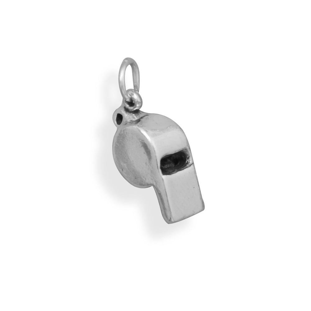 Whistle Charm Sterling Silver