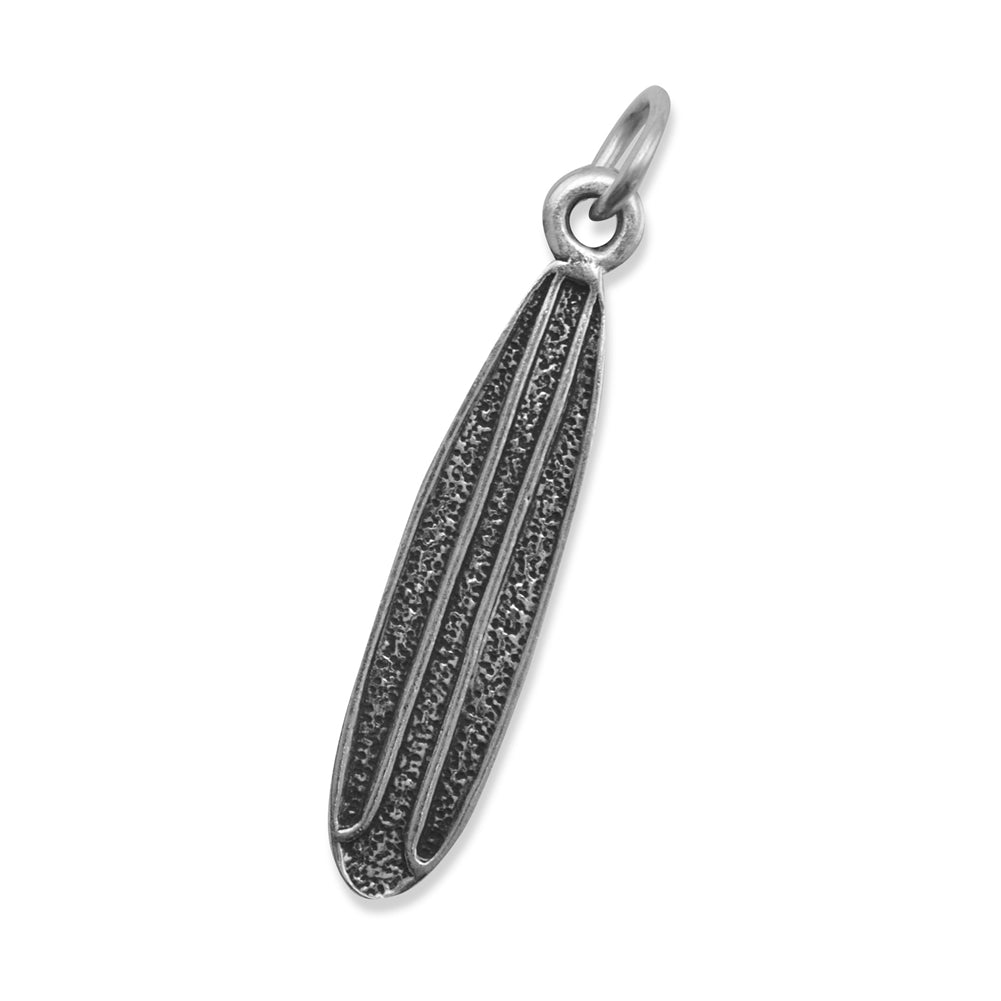 Surfboard Charm Sterling Silver