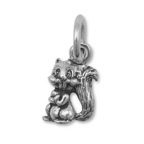 Chipmunk Charm Sterling Silver