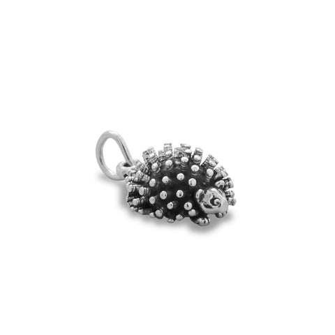 Hedgehog Charm Sterling Silver