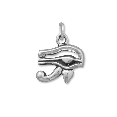 Eye of Horus Charm Sterling Silver