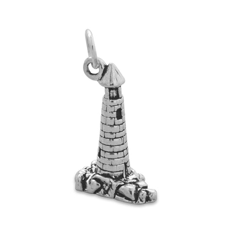 Lighthouse Charm Sterling Silver