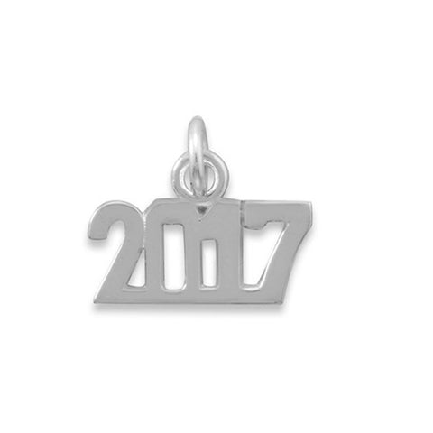 Class of 2017 Charm Sterling Silver