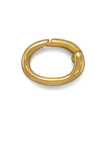 Adapter Ring for Charm and Bolo Bracelets Gold-plated Sterling Silver