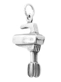 Hand Mixer Cooking Utensil Kitchen Charm Sterling Silver
