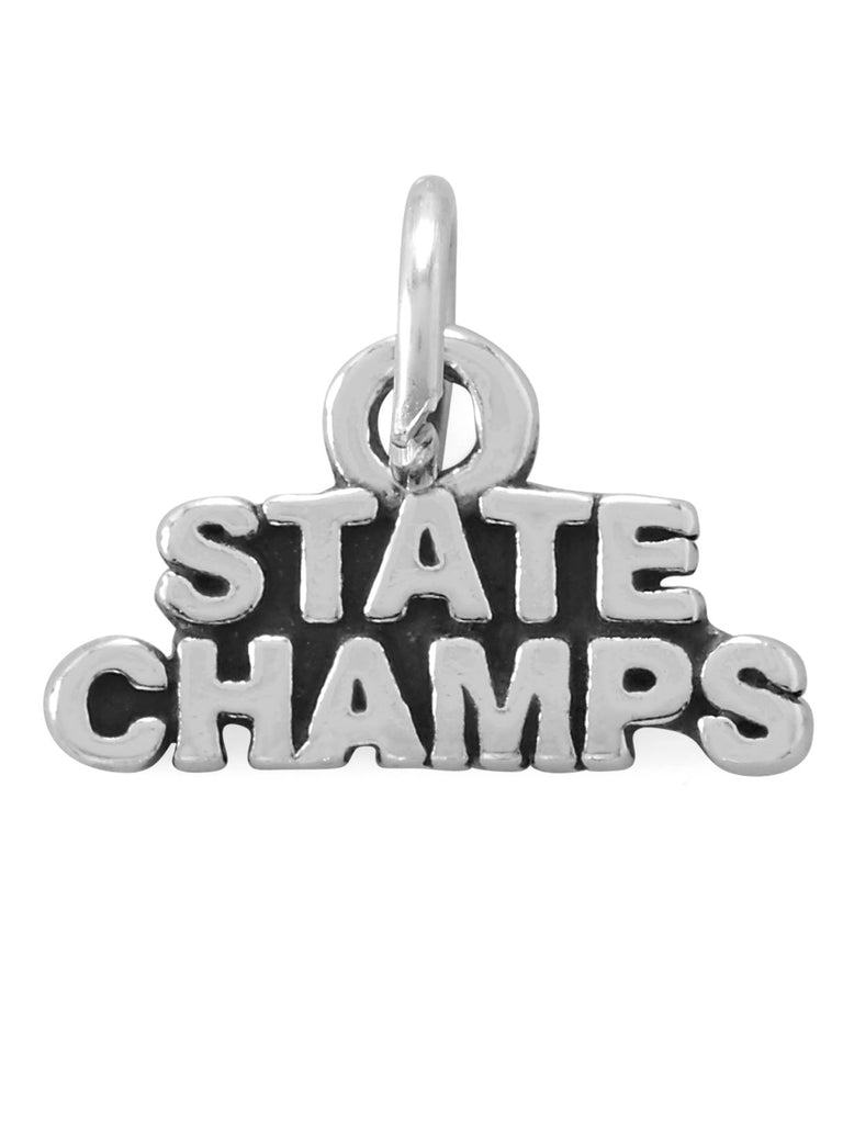 State Champs Victory Charm Sterling Silver