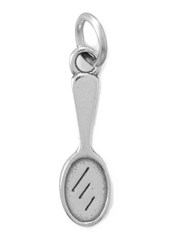 Hand Mirror Charm Sterling Silver