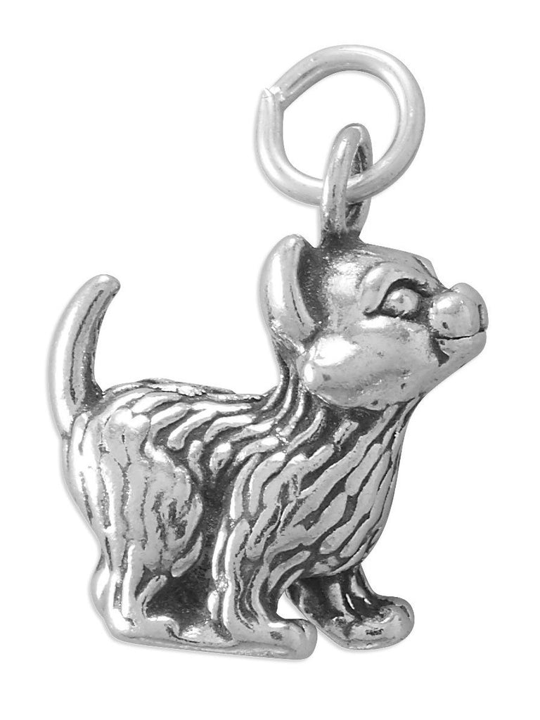 Silver Cat Charms, Kitty Pendant, Kitten Charm