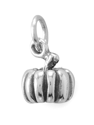 Pumpkin Charm Sterling Silver