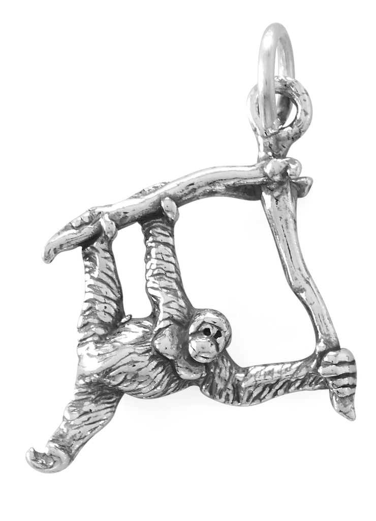 Orangutan Charm Sterling Silver