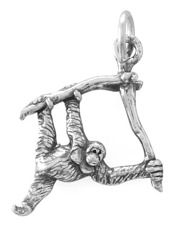 Orangutan Charm Sterling Silver