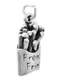 French Fries Charm Sterling Silver