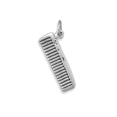 Comb Charm Sterling Silver