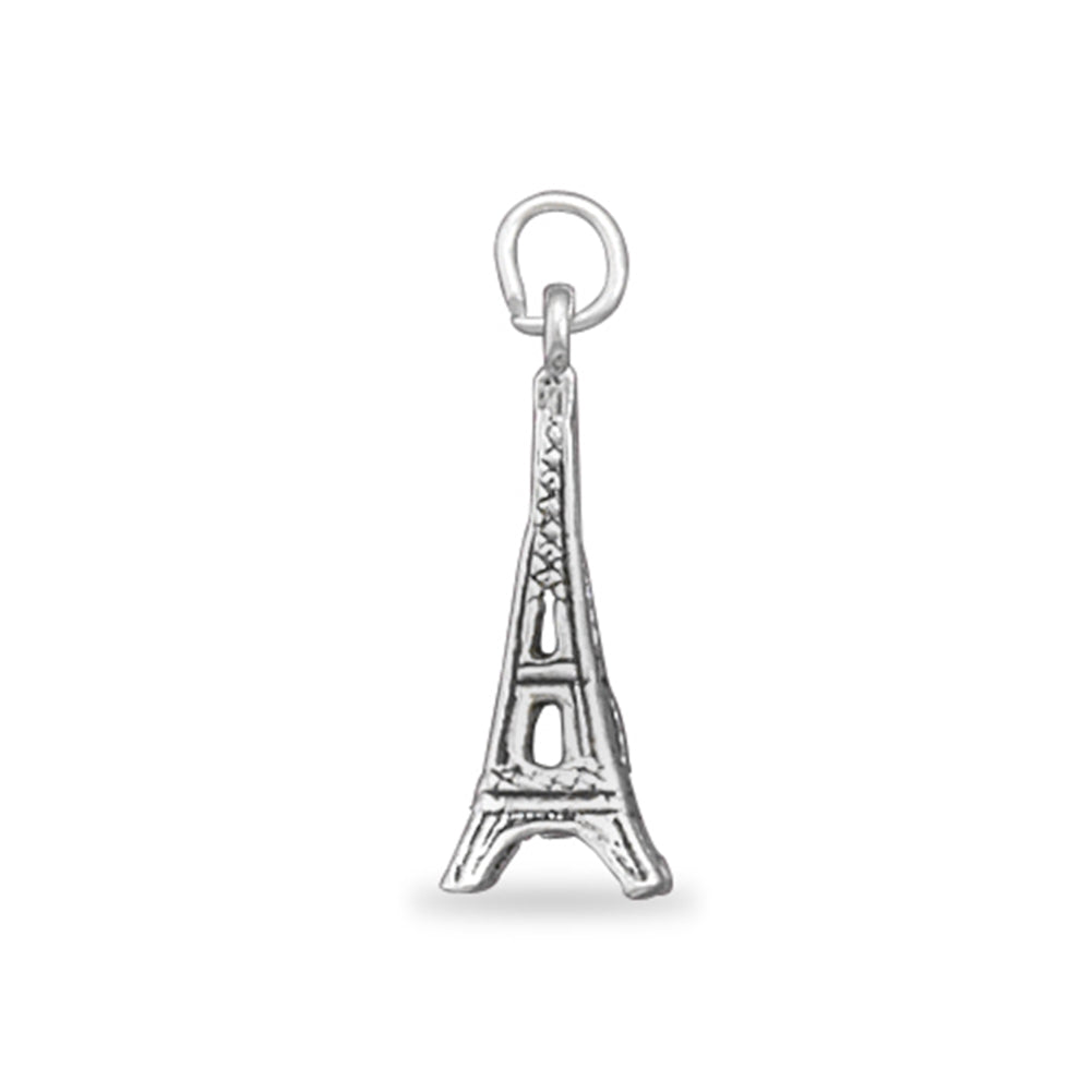 Eiffel Tower Charm Paris France Sterling Silver