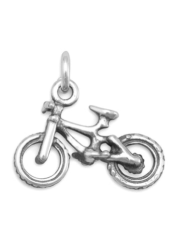 Bicycle Charm - Sterling Silver