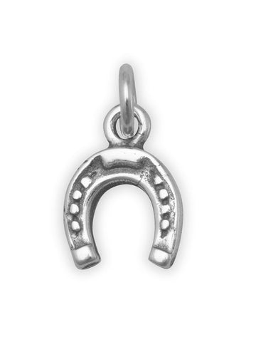 Small Horseshoe Charm Sterling Silver