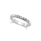 DREAM Band Ring Sterling Silver - Made in the USA