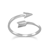 Arrow Wrap Ring Rhodium-plated Sterling Silver - Nontarnish