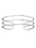Sterling Silver Toe Ring Three-row Wire
