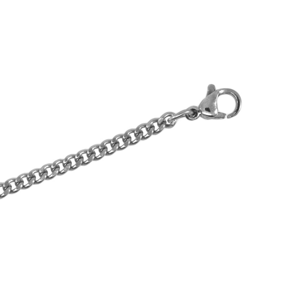 Stainless Steel Curb Chain Bracelet 3mm Width