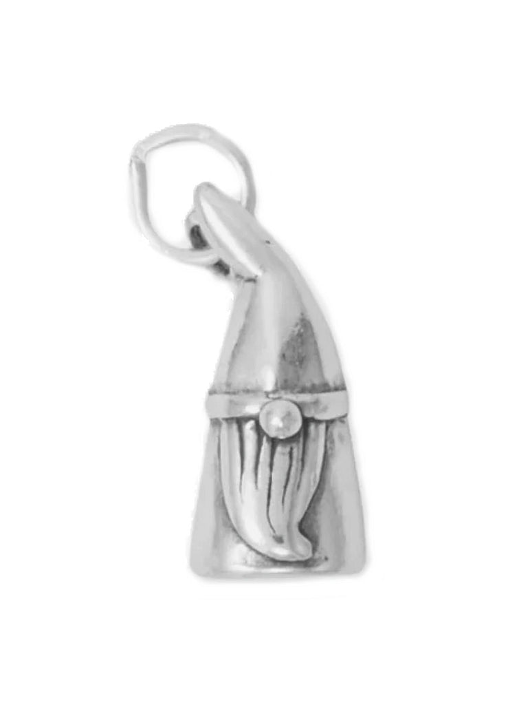 Gnome Charm with Big Hat Sterling Silver