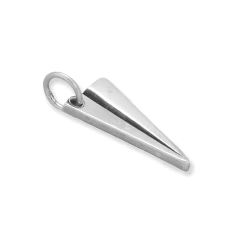 AzureBella Jewelry Paper Airplane Charm Sterling Silver