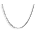 Liquid Silver Necklace 10 Strands Sterling Silver - Made in the USA