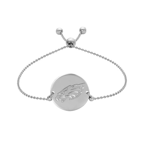 Philadelphia Eagles Licensed NFL Engraved Adjustable Bolo Bracelet