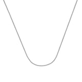 14k White Gold Rolo Chain Necklace 1.5mm 040 Gauge